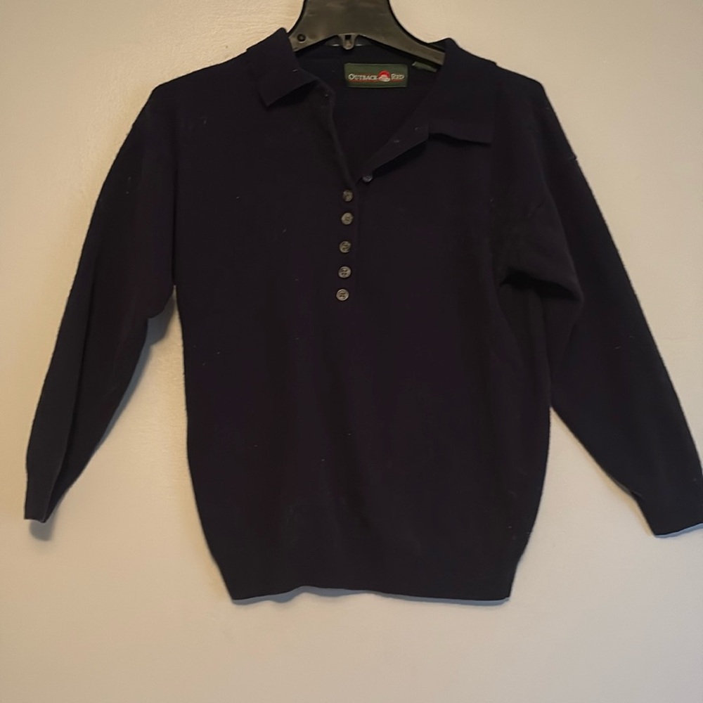 OUTBACK RED Wool sweater, navy, size medium